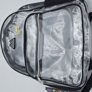 Summit Ridge Clear Backpack with Black Trim Stadium Festival